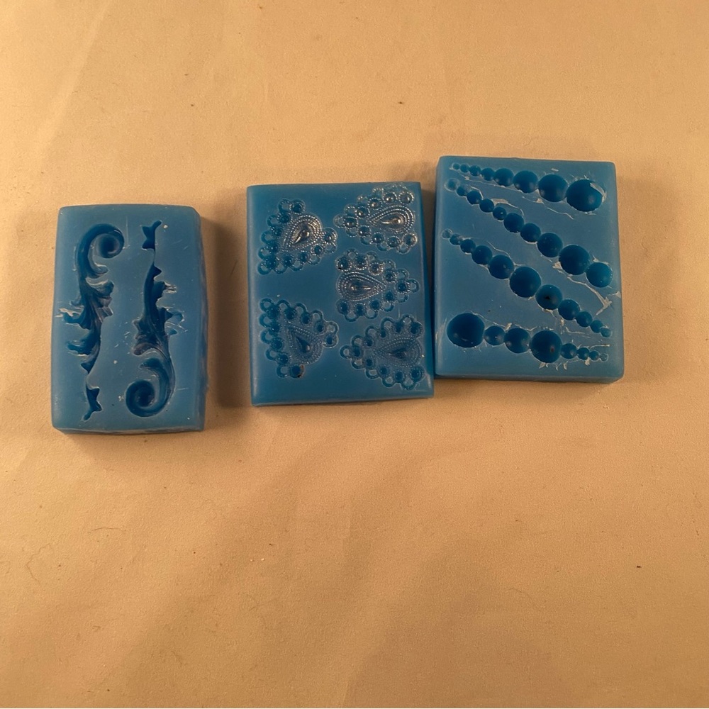 Set of 3 Miscellaneous Fondant Molds